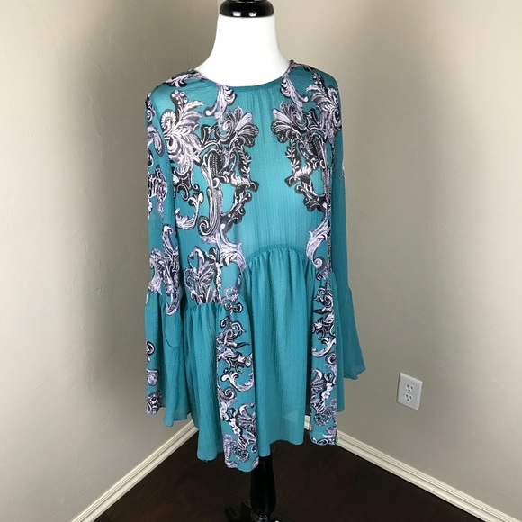 NWT!! Free People Jade Casual Tunic/Slip Dress - Picture 2 of 7